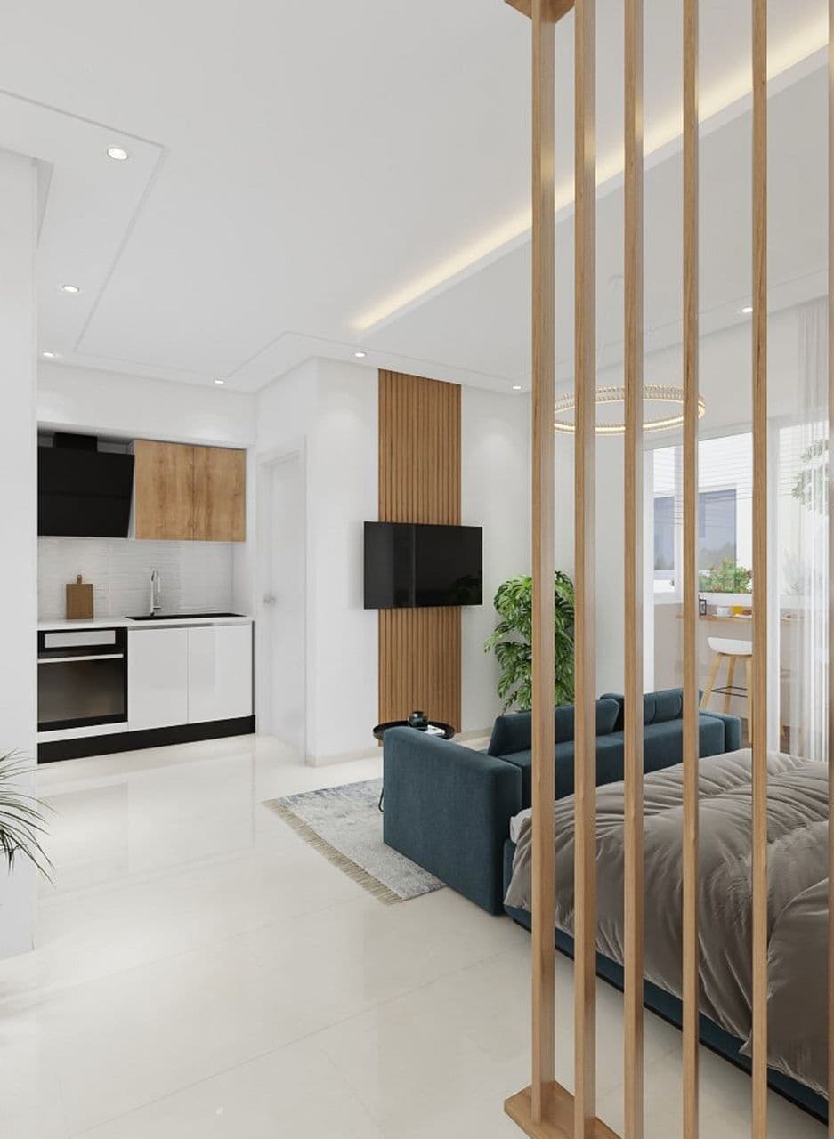 Appartement Studio — Rendus 3D 3