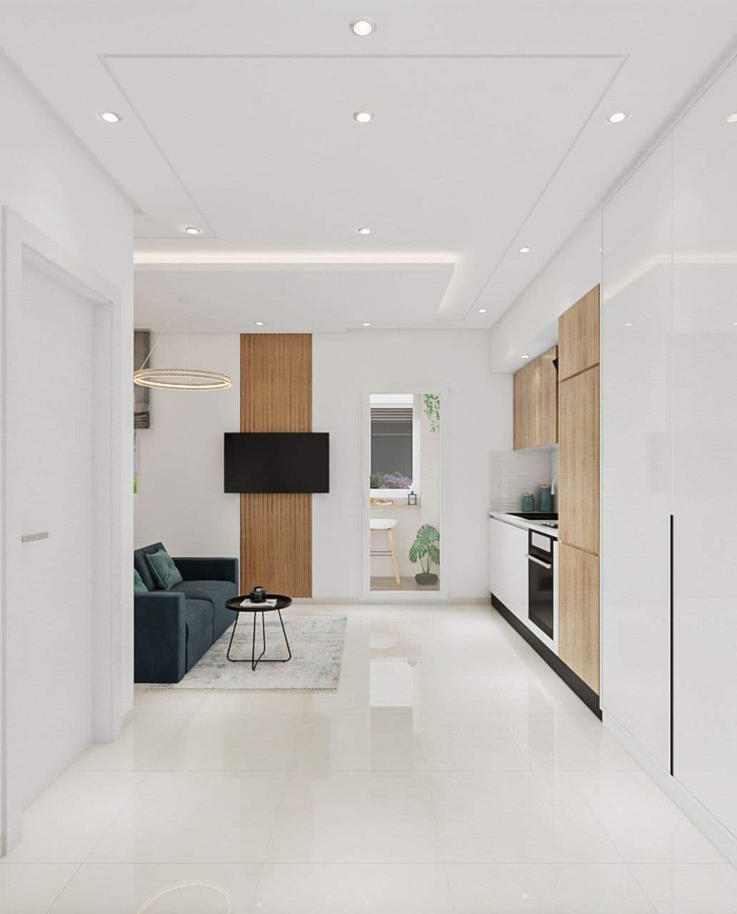 Appartement Studio — Rendus 3D 8
