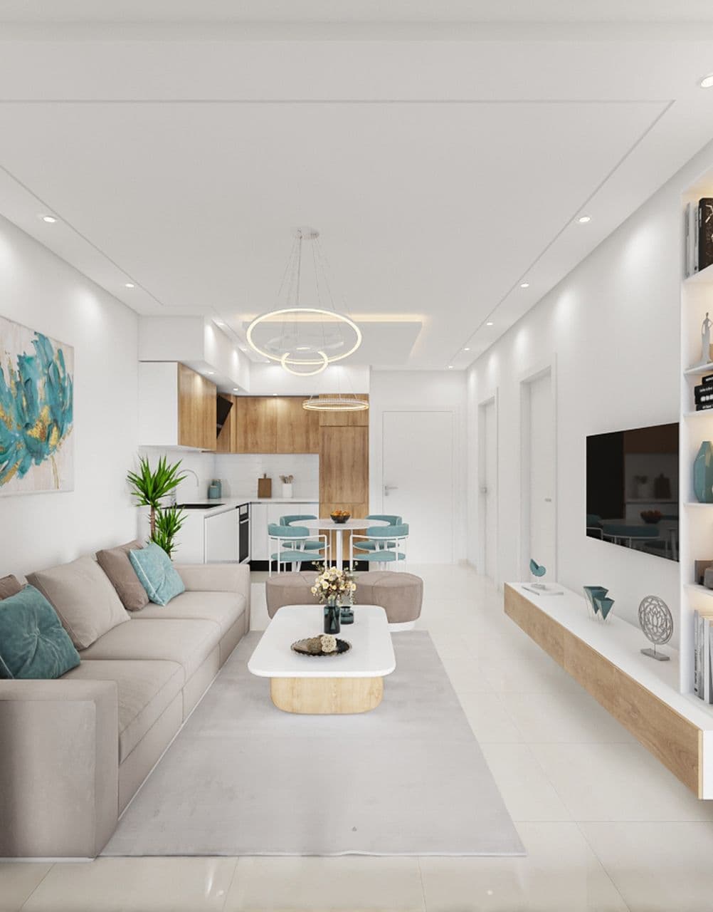 Appartement S+1 — Rendus 3D 6